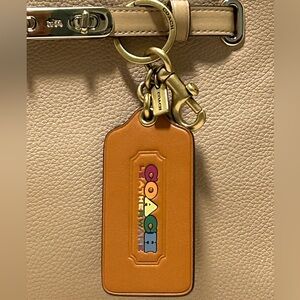 COACH Pride Collection Key Ring/Bag Charm